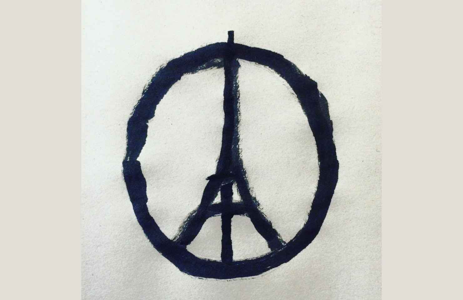2048x1536 fit dessin peace for paris realise apres attentats 13 novembre 2015 artiste francais jean jullien 1